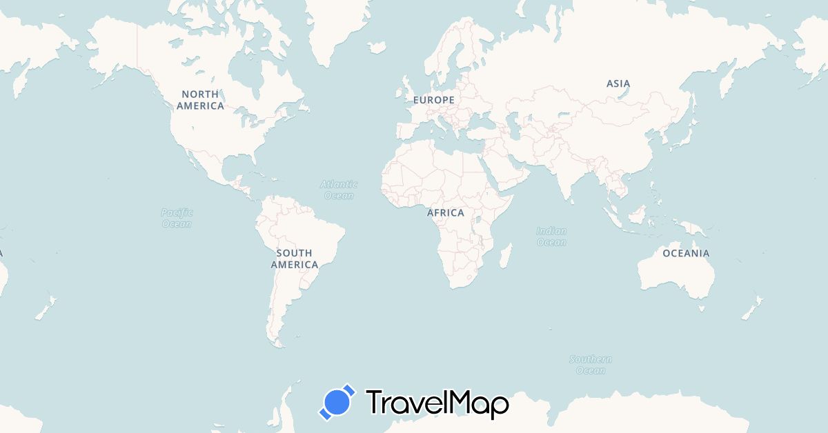 TravelMap itinerary: driving, bus, plane, cycling, train, hiking, boat in Afghanistan, Albania, Austria, Bosnia and Herzegovina, Switzerland, China, Germany, France, Greece, Croatia, Iran, Italy, Montenegro, Macedonia, Mongolia, Poland, Russia, Slovenia, Tajikistan, Turkmenistan, Turkey, Uzbekistan (Asia, Europe)